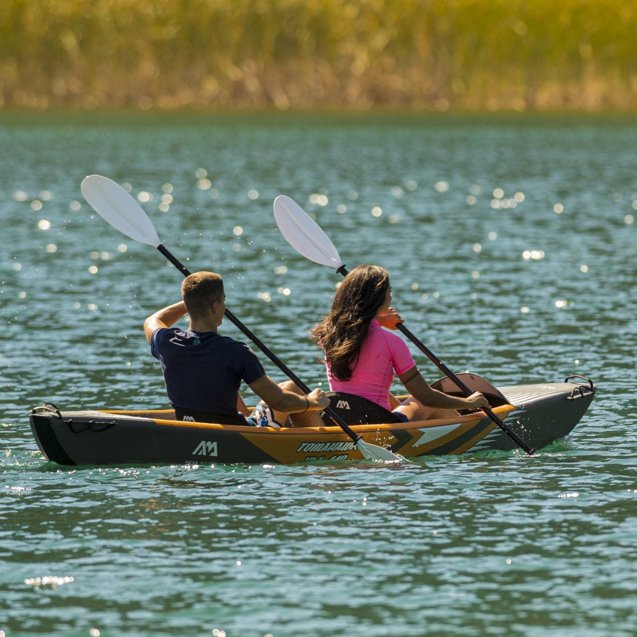 Aqua Marina TOMAHAWK AIR-K 14'5" Inflatable High Pressure Speed Kayak / Canoe