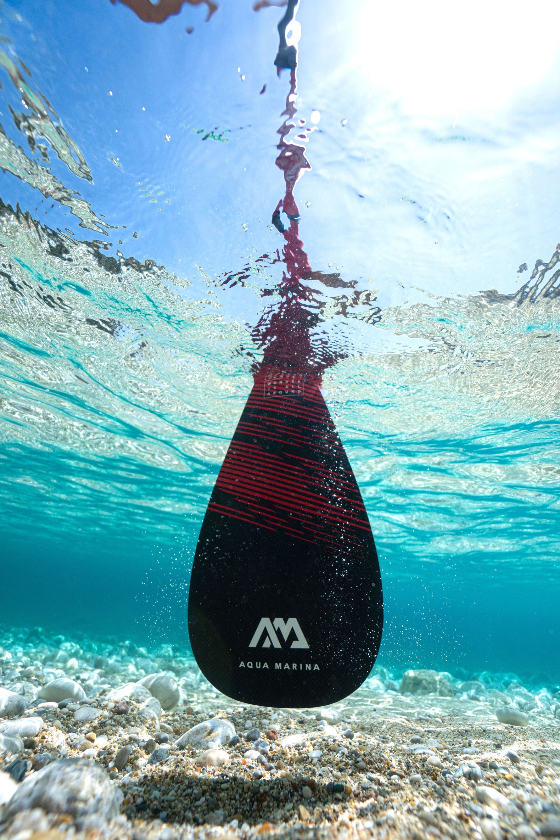 Aqua Marina Carbon Pro Fiberglass SUP Paddle (3-Section)