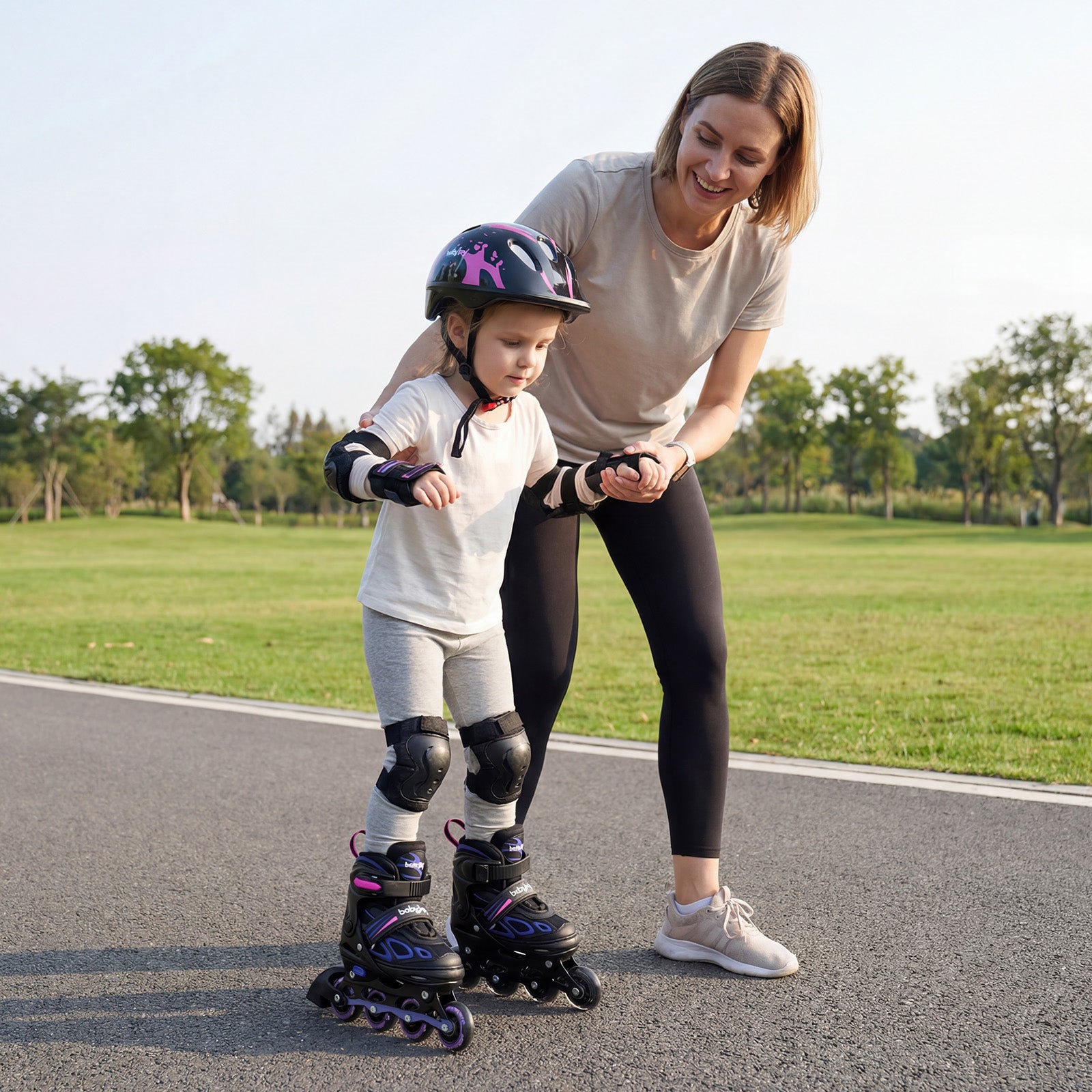 Babyjoy Adjustable Kids' (Ages 5-14) Inline Skates