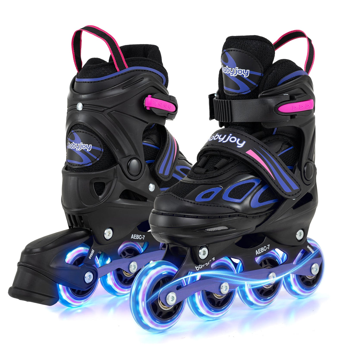 Babyjoy Adjustable Kids' (Ages 5-14) Inline Skates