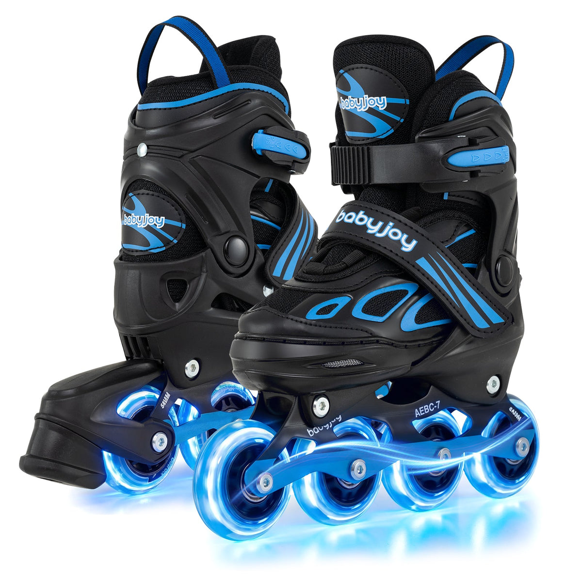 Babyjoy Adjustable Kids' (Ages 5-14) Inline Skates
