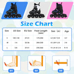 Babyjoy Adjustable Kids' (Ages 5-14) Inline Skates
