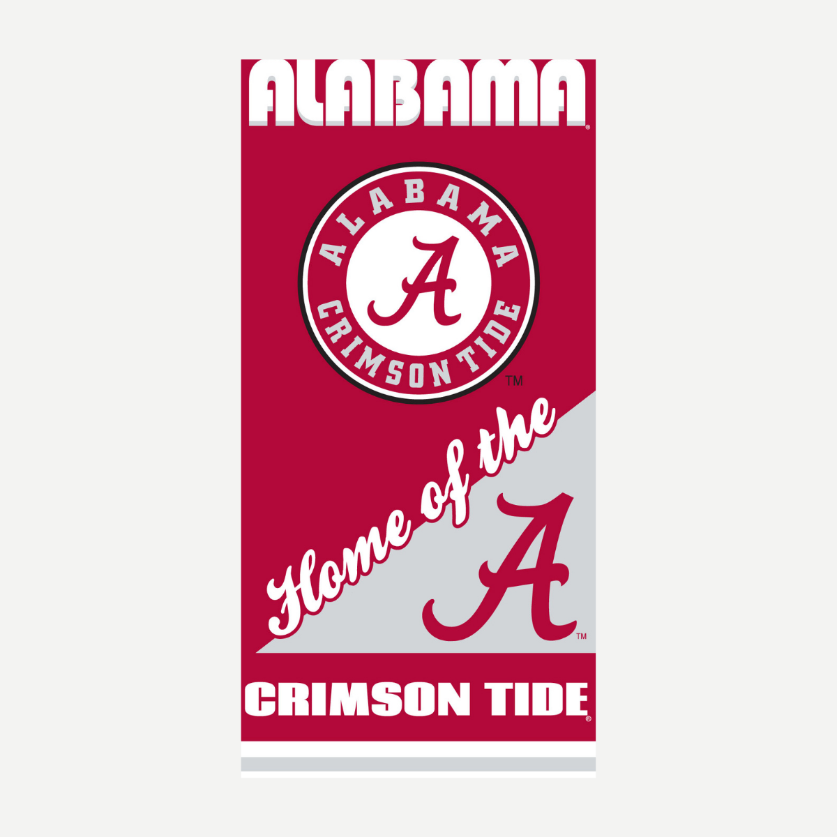 Alabama Crimson Tide | Home Beach Towel