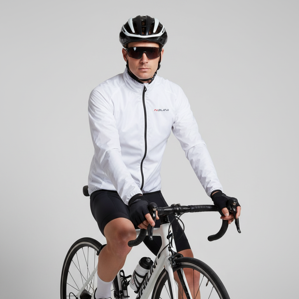 Nalini ARIA Men's Windproof Jacket | White