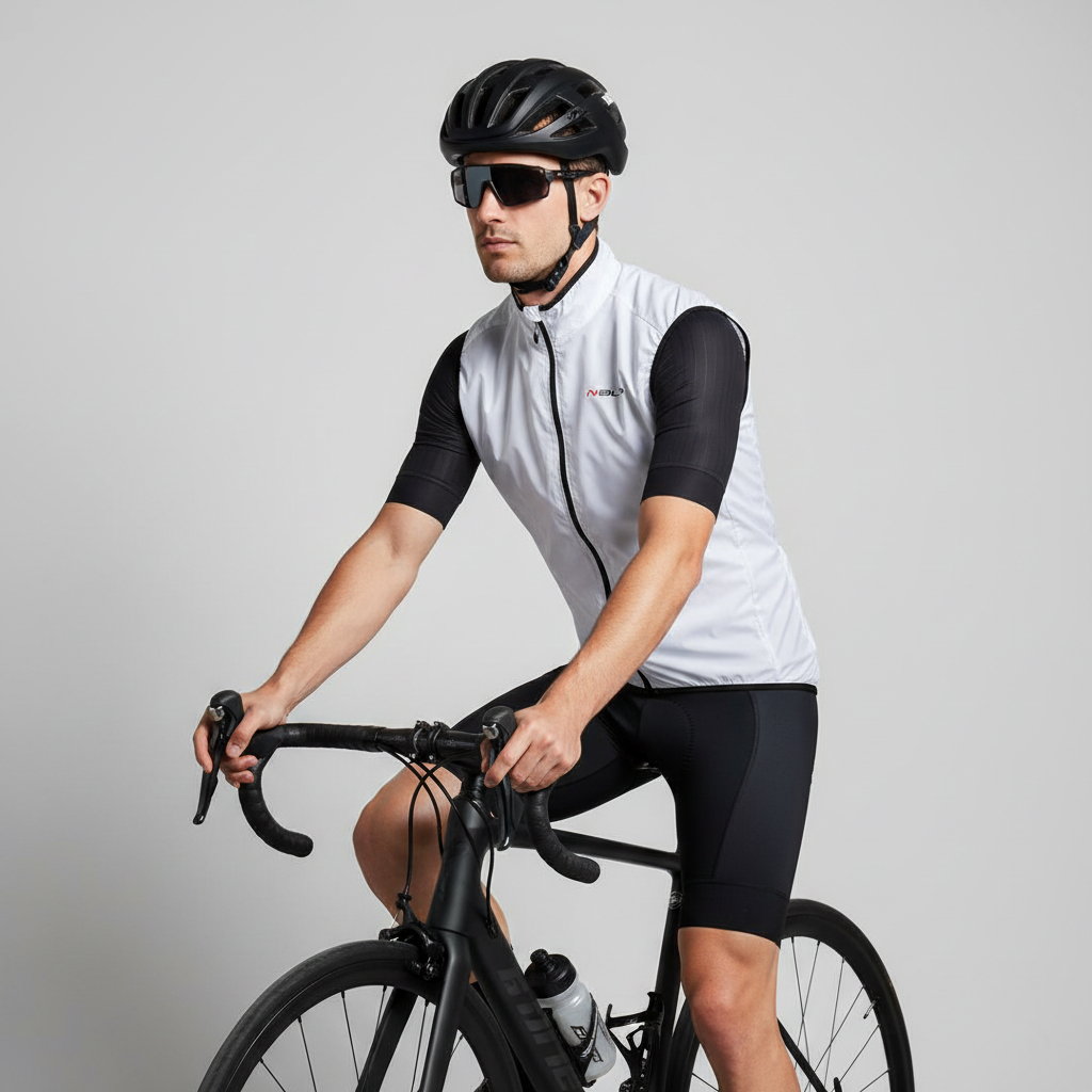 Nalini ARIA Men's Wind Vest | White