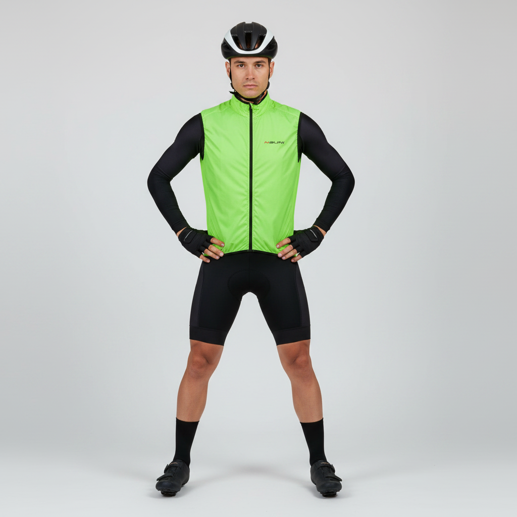Nalini ARIA Men's Wind Vest | Neon Yellow