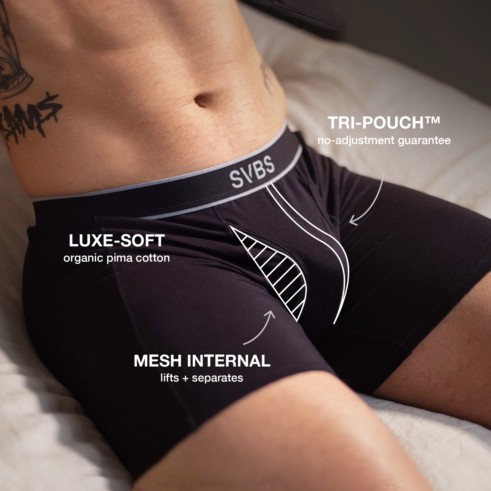 SVBPIMA TRI-POUCH™ BOXERS | PIMA COTTON