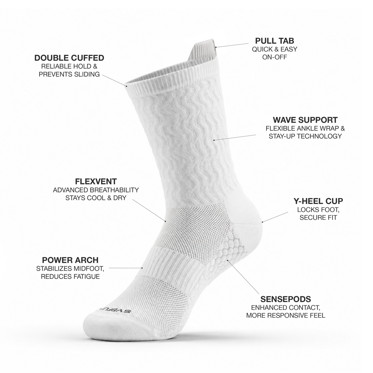 RaceKnit™ Ultralight Cooling Crew Socks