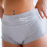 90s Boyshort CloudRib™ Grey