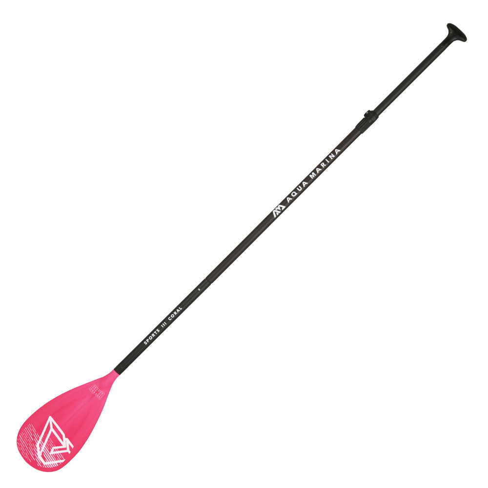 SPORTS III CORAL Adjustable Aluminum iSUP Paddle | CORAL Exclusive
