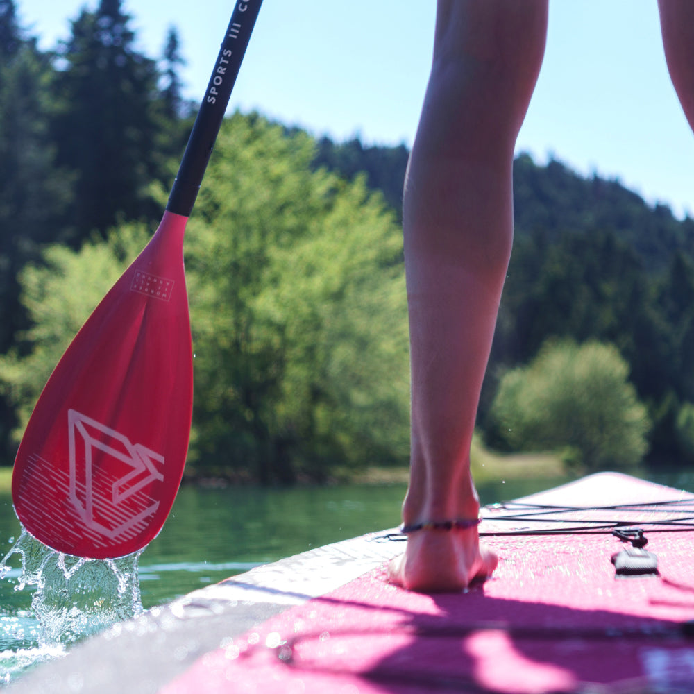 SPORTS III CORAL Adjustable Aluminum iSUP Paddle | CORAL Exclusive