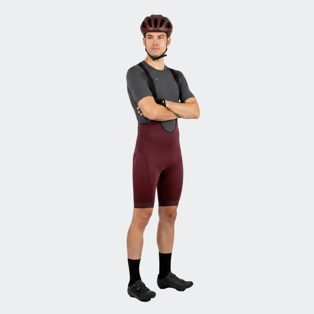 Nalini NEW ROAD Men's Bib Shorts | Bordeaux