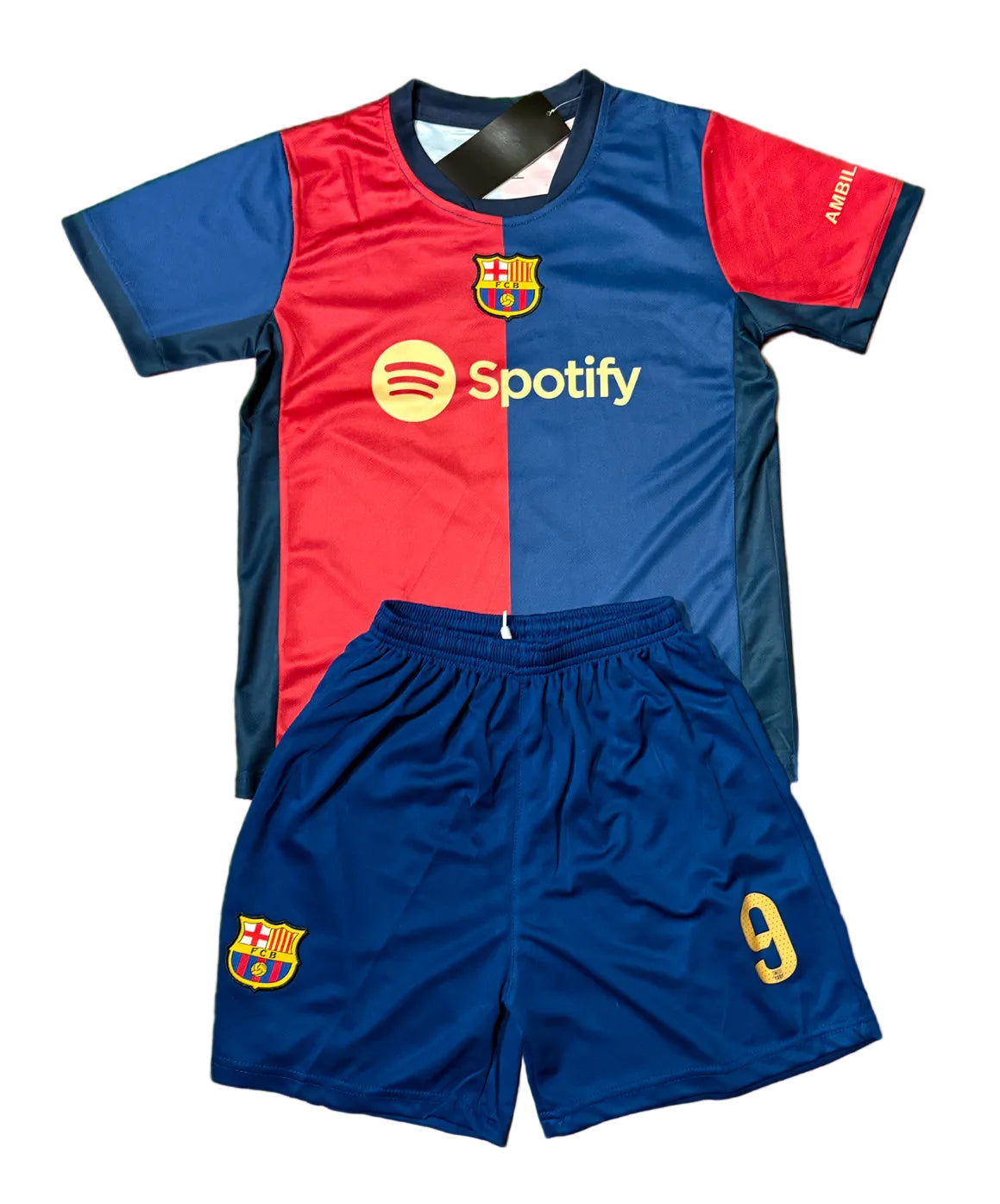 Lewandowski Barcelona 9 Kids Soccer Jersey | Toddler & Youth Sizes