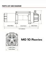 MO 10.0 Competition Electric Winch | 10,000 LBS
