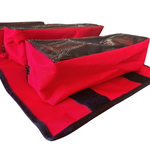 Large Canvas Tool Organizer Bag with 5 Removable Pouches
