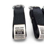 MOJAB LassoLock™ Heavy-Duty Tire Tie Down Kit | 2” × 12’ (Set of 4)
