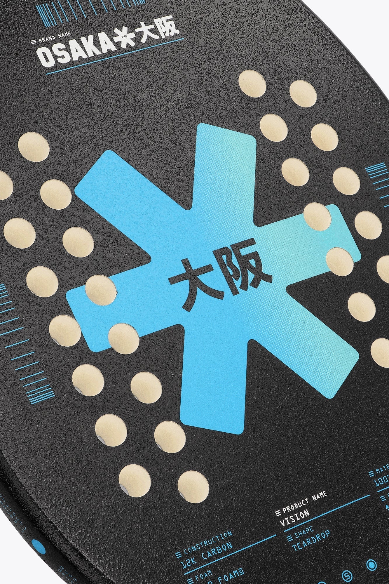 Osaka Beach Tennis Racket Vision | Electric Blue