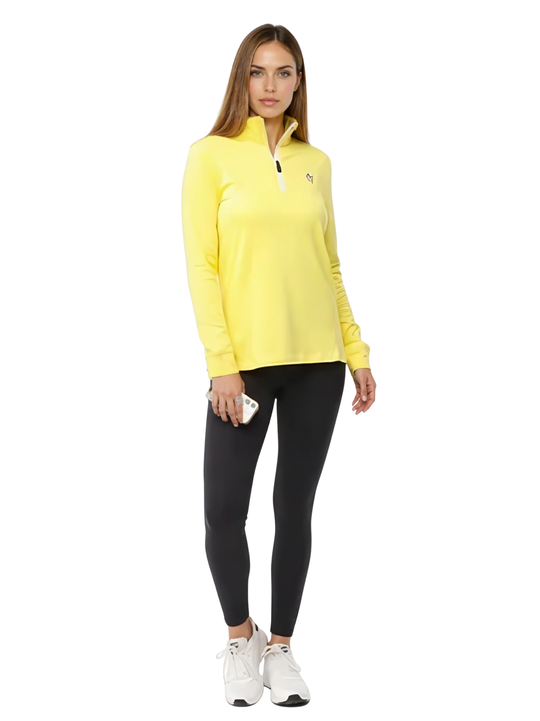 Women's Bar Harbor 1/4 Zip Sweatshirt | Yellow