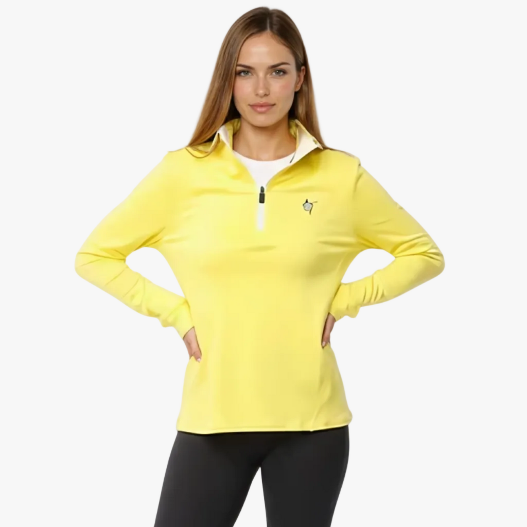 Women's Bar Harbor 1/4 Zip Sweatshirt | Yellow