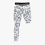 Emotions Single-Leg Compression Tights Right | White