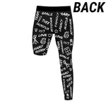 Emotions Single-Leg Compression Tights Right | Black