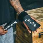 Paw Print by Lexi Neely Black Diamond No Hole Speed Grips