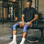 Bear KompleX Knee Sleeves Lightning with REVERSIBLE Blue