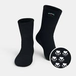 Polar Feet SUPER STRETCHY Fleece Socks | Black