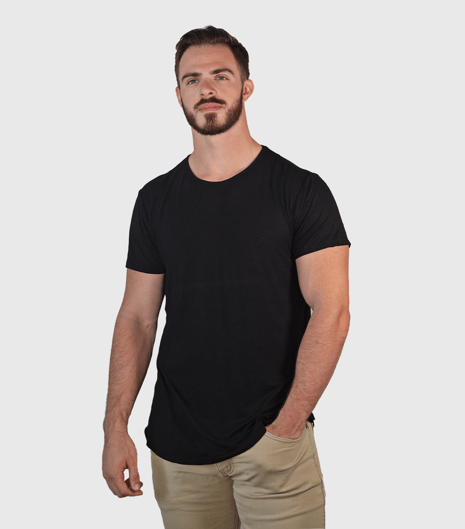 Bamboo Swift Curve-Hem T-Shirt