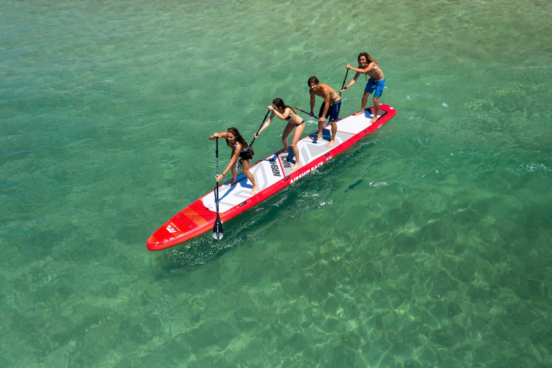 Aqua Marina AIRSHIP RACE 22'0" Inflatable Paddle Board Multi-Person SUP