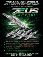 ZEUS BREACH BROADHEADS (4-PACK) | COMES WITH BOTH 100/125 GR TIPS