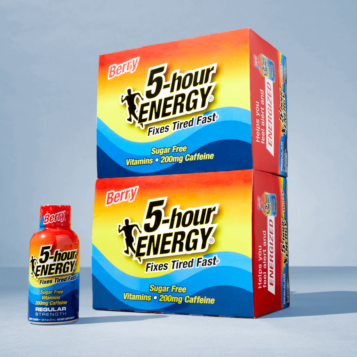 24 Pack 5-hour ENERGY Regular Strength Shots | Berry Flavor 1.93 Fl Oz