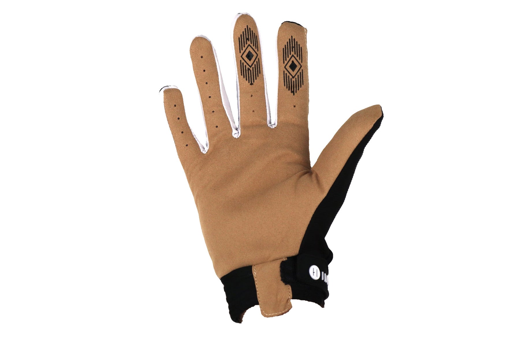 Tan and Black Off-Road Gloves