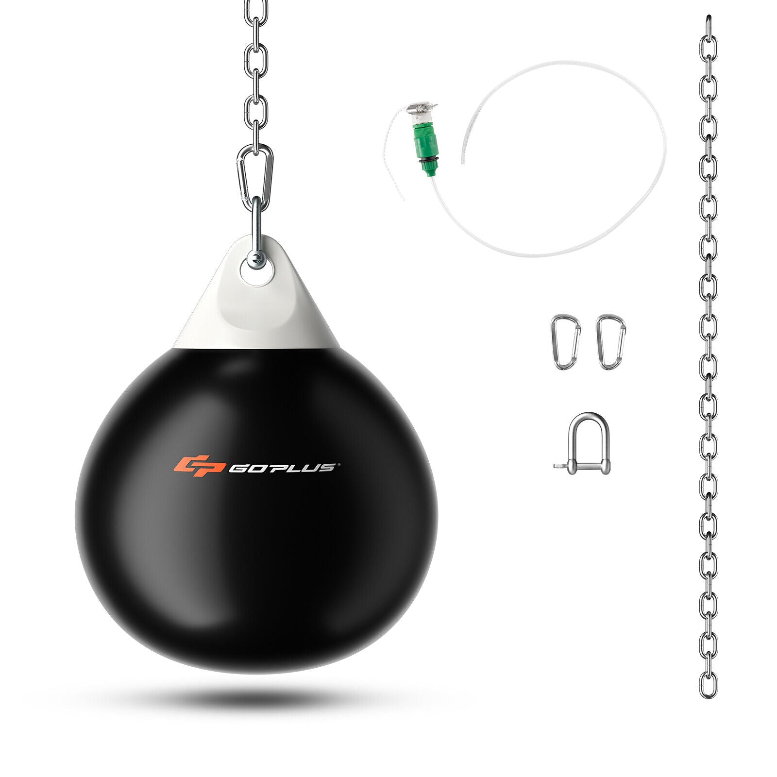 Water Heavy Punching Bag with Adjustable Metal Chain | 18" Up To 110 LBS