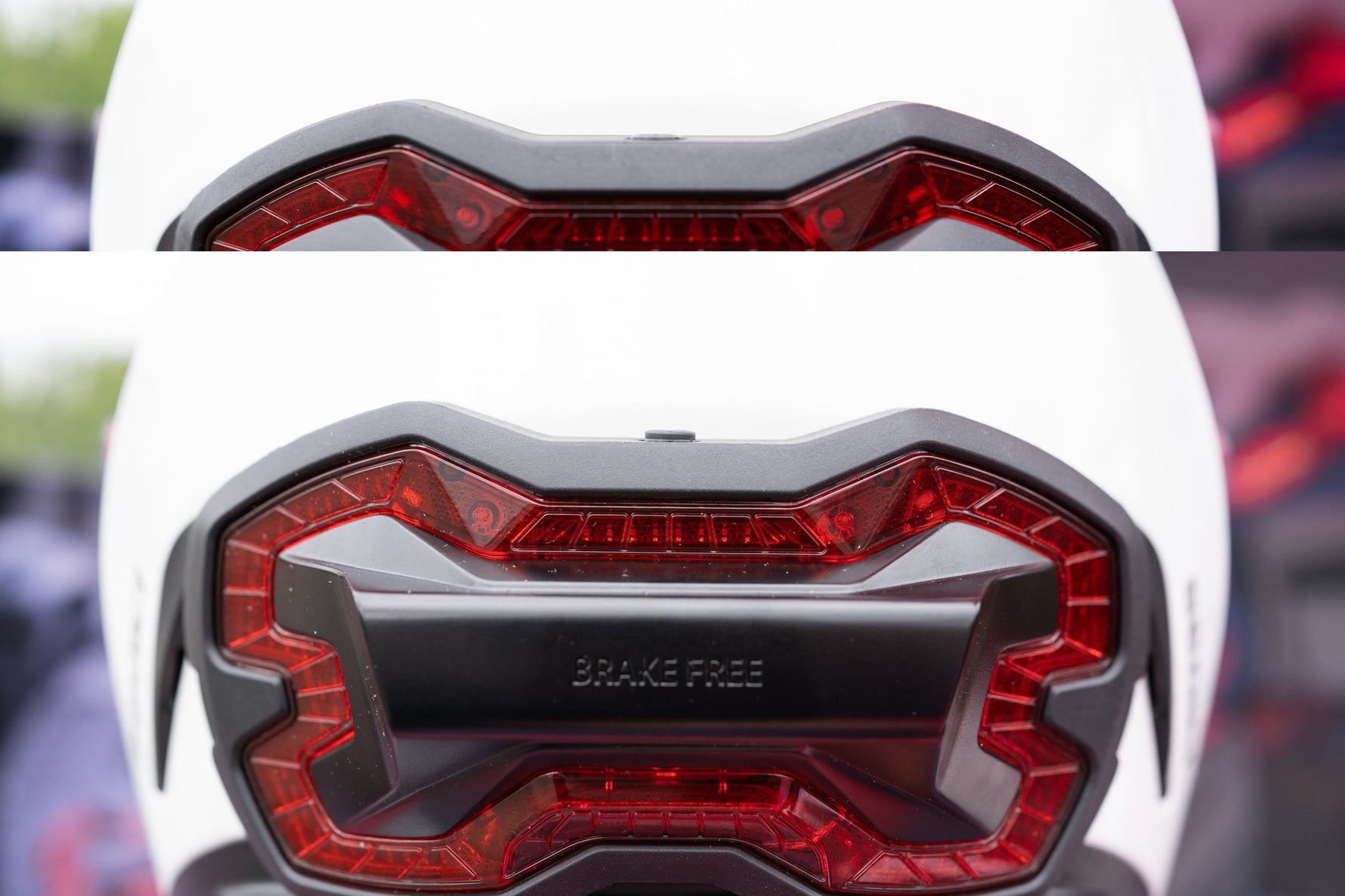 Black Brake Free USB-C Motorcycle Helmet