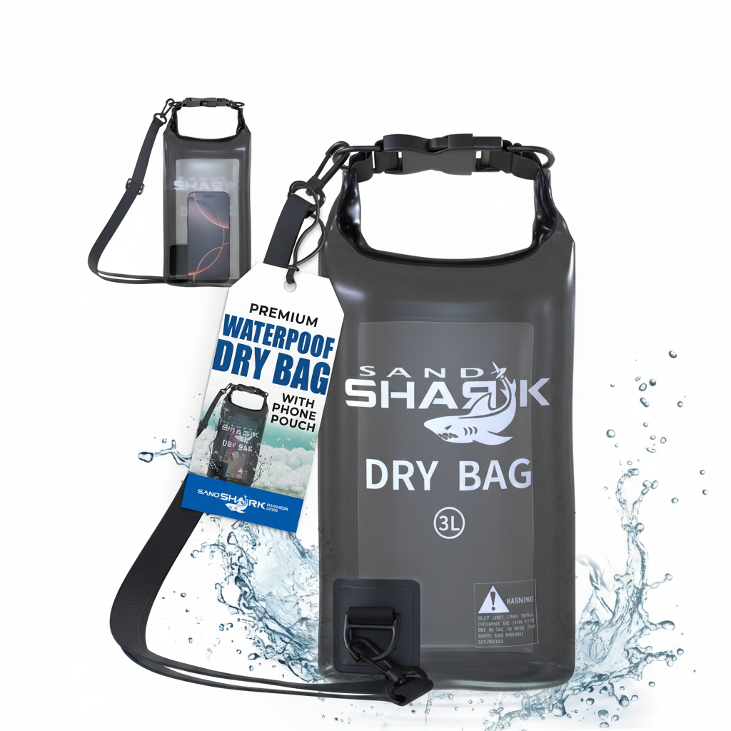 3L Waterproof Dry Bag with Phone Case Inside