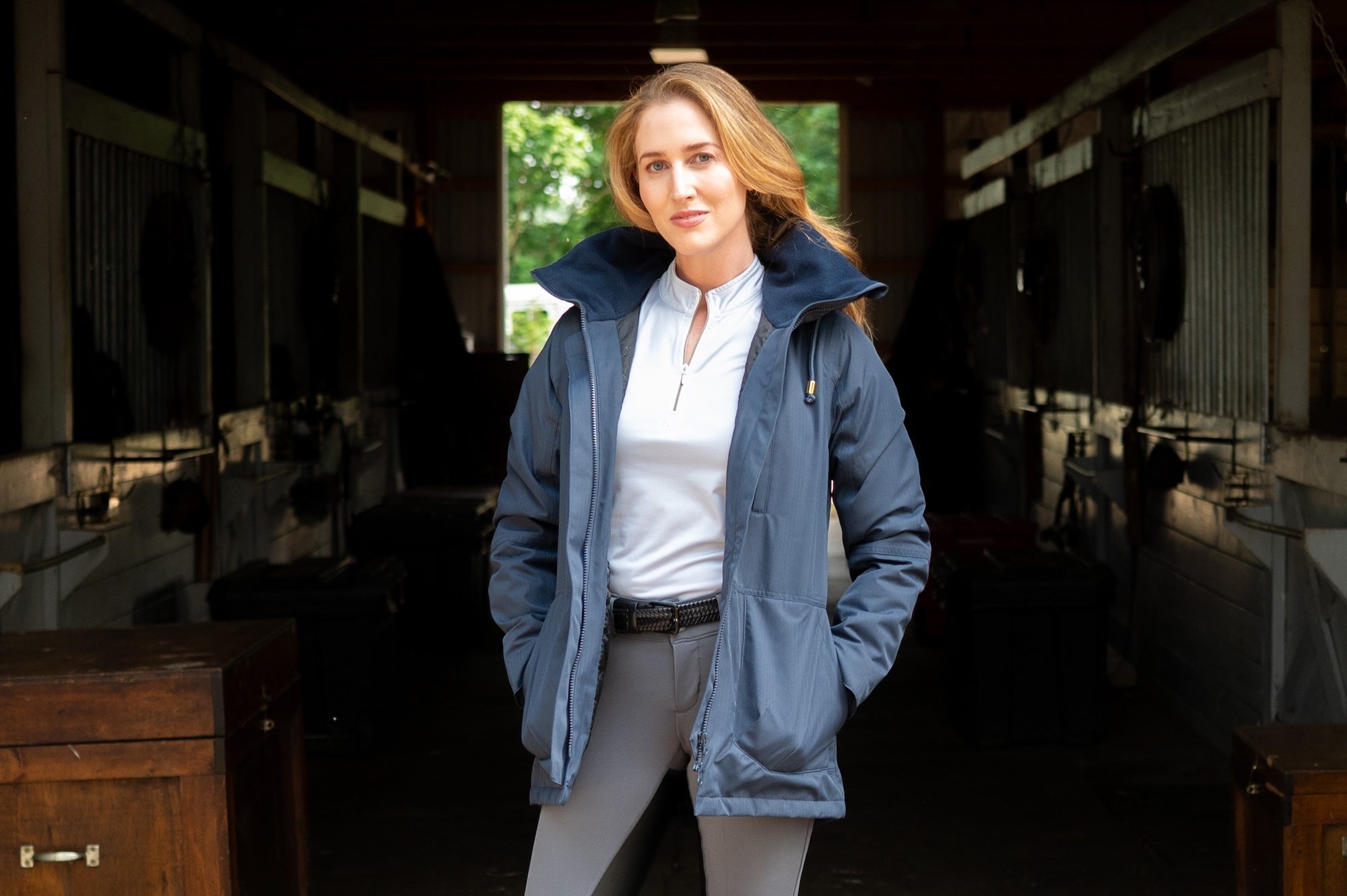 Winter Insulated Riding Jacket 2.0 | Blue Nights