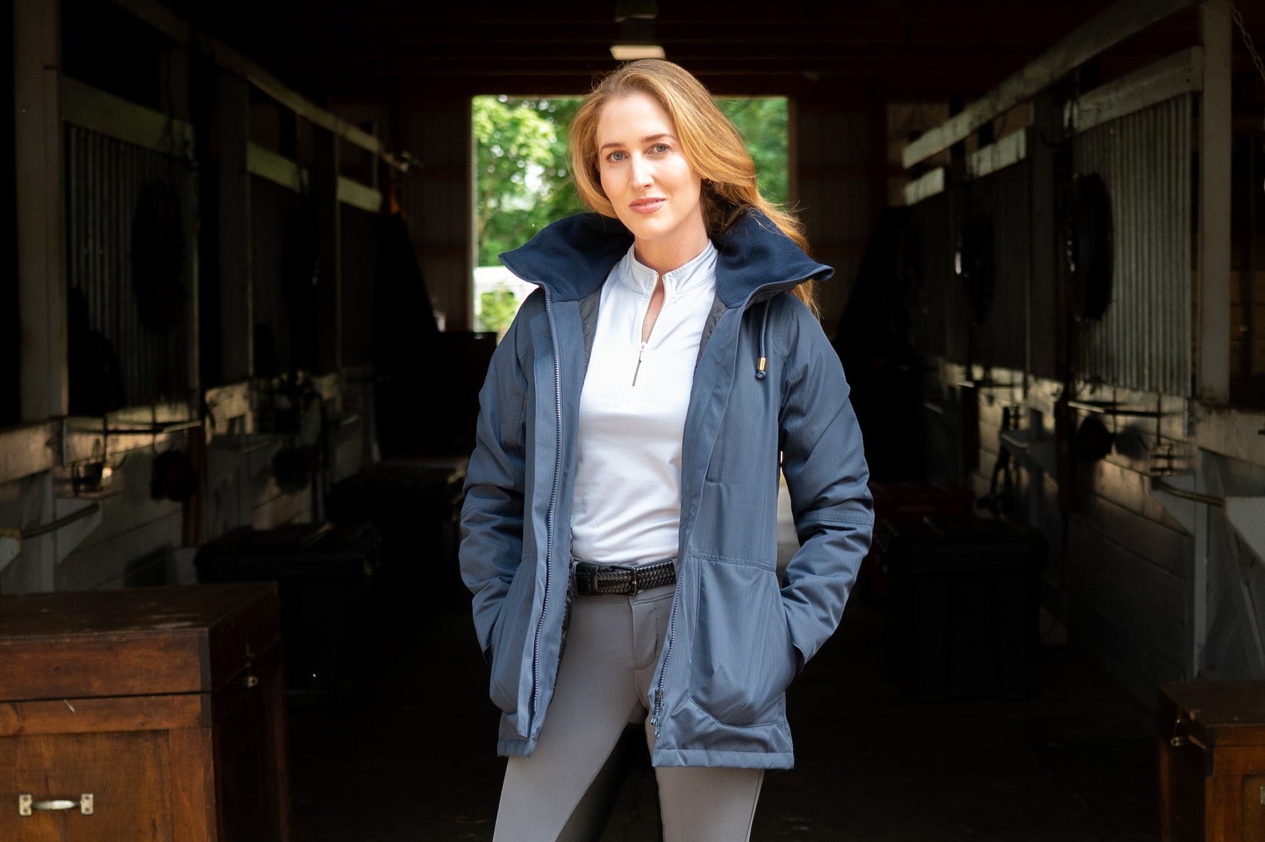 Winter Insulated Riding Jacket 2.0 | Blue Nights