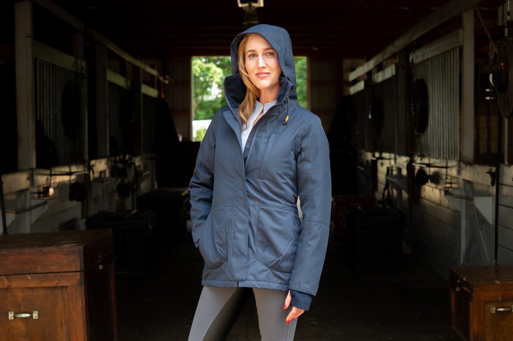 Winter Insulated Riding Jacket 2.0 | Blue Nights