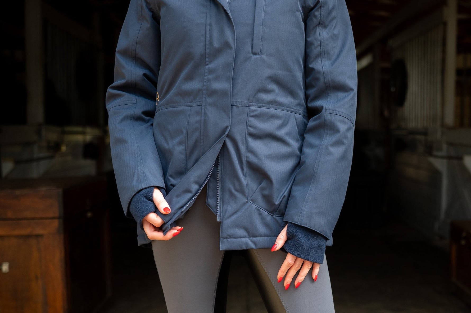 Winter Insulated Riding Jacket 2.0 | Blue Nights
