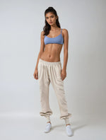 Low Scoop Cross Bra | Periwinkle
