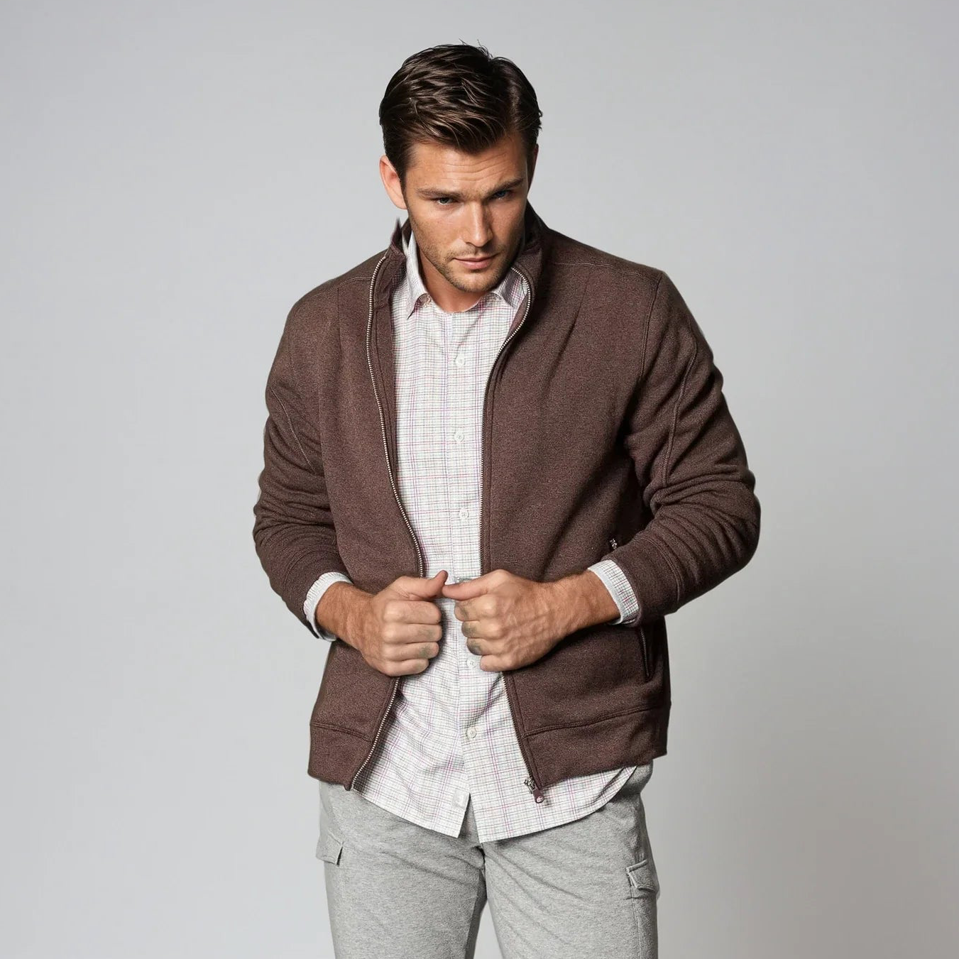 Breckenridge Full-Zip Sweatshirt | Espresso