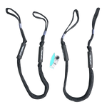 NautiCurl Bungee Boat Ropes | Shock Absorbing (2 Ropes)