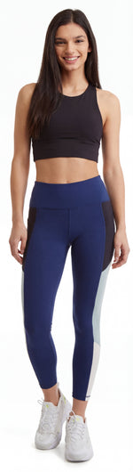 Women's Side Color Block Leggings 24" Inseam by CoverGirl