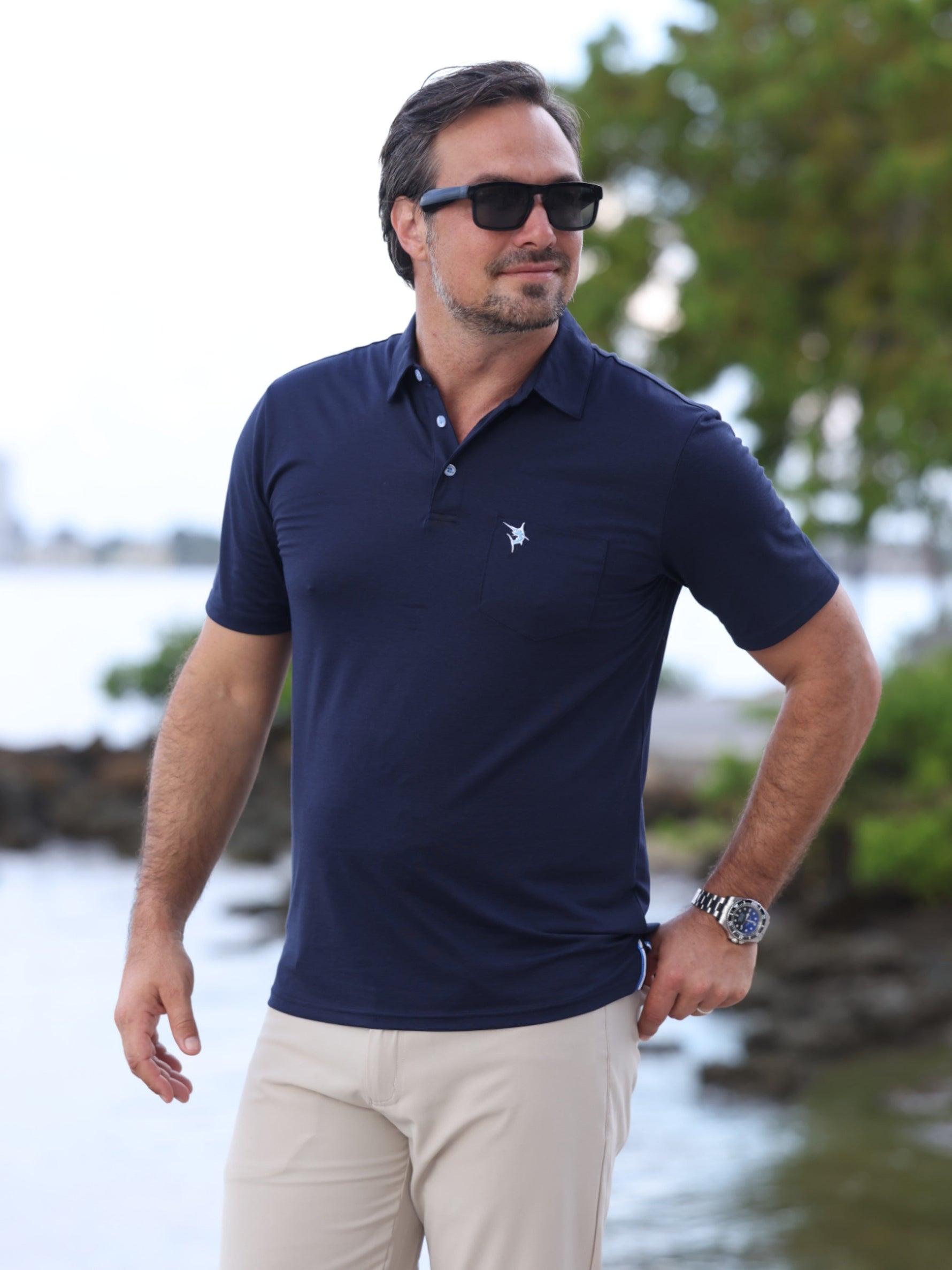Charleston Polo | Navy