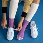 CloudCotton Compression Socks | Colorblock