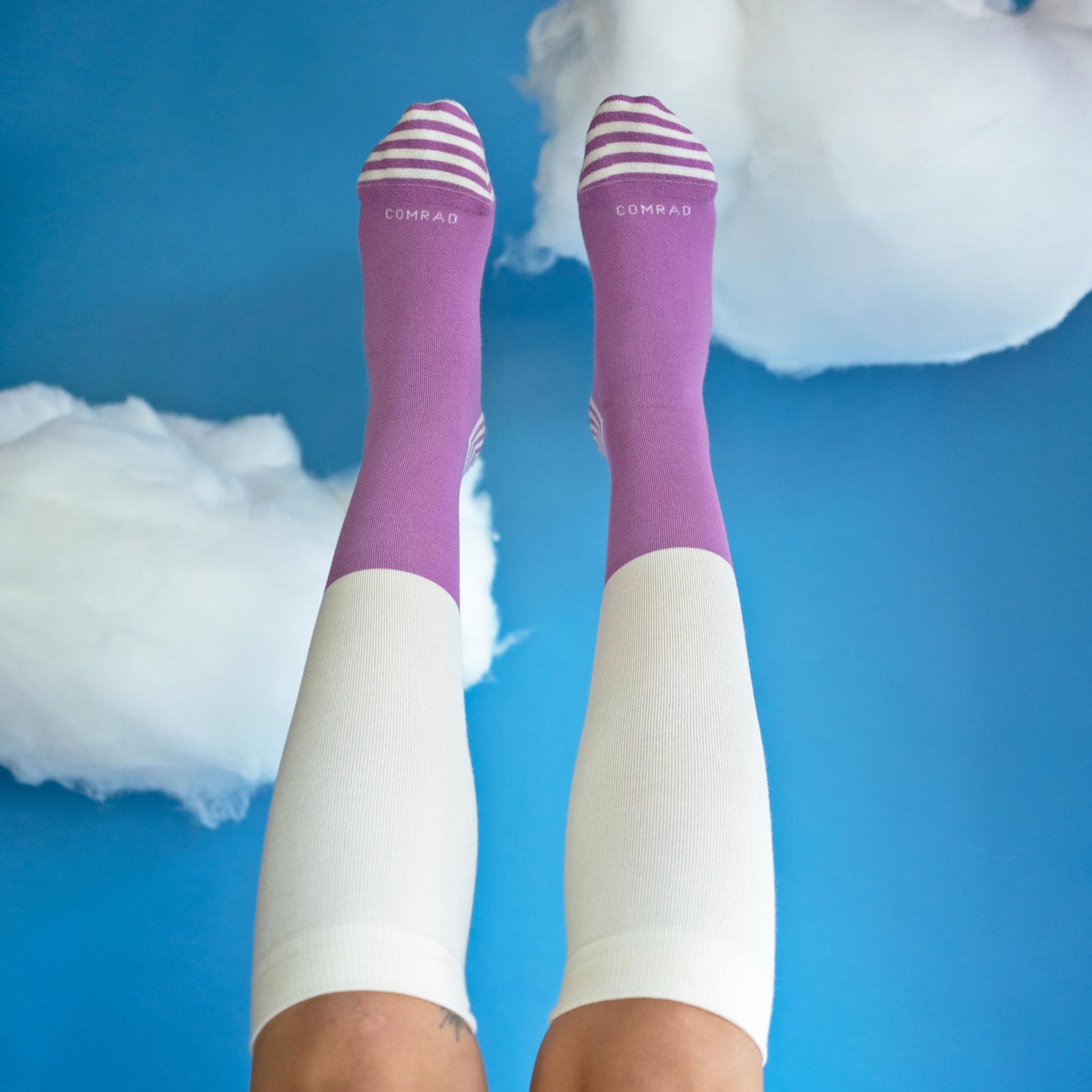 CloudCotton Compression Socks | Colorblock