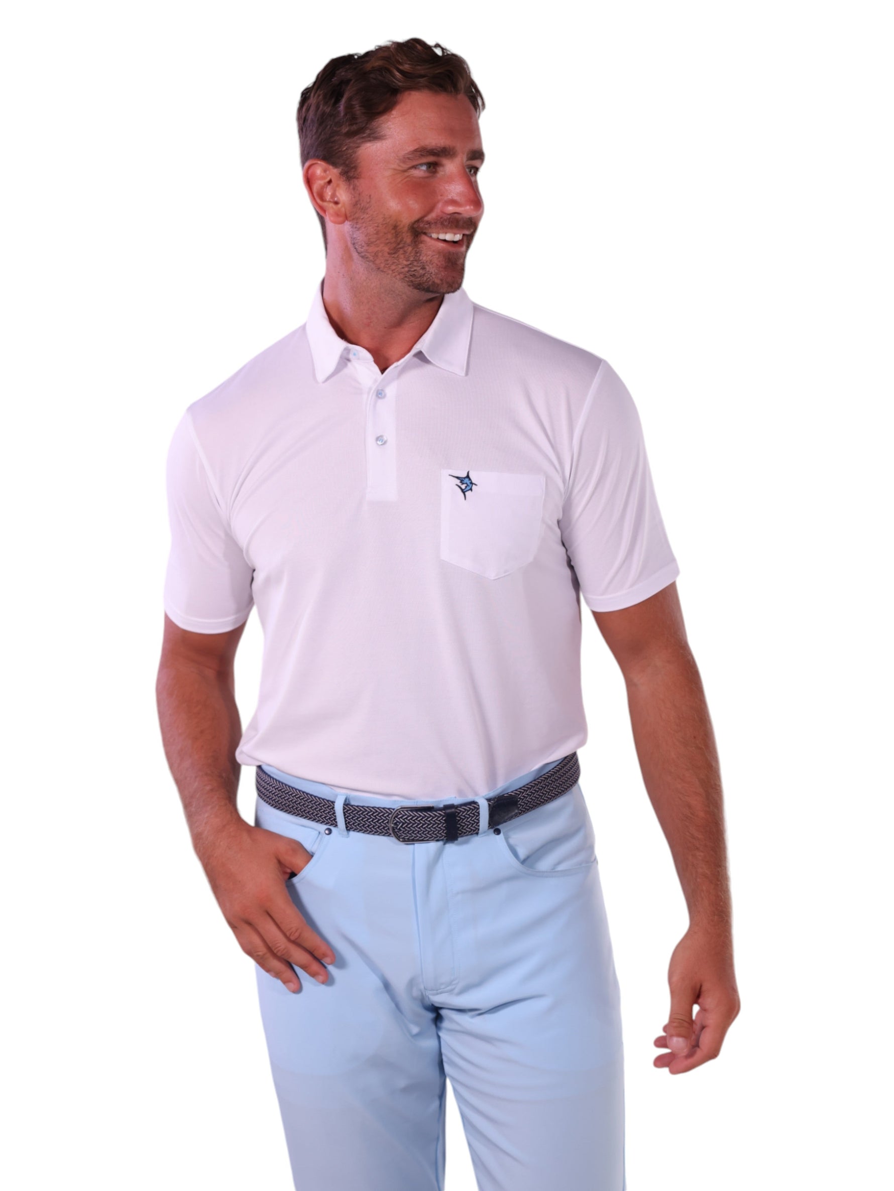 Charleston Polo | White