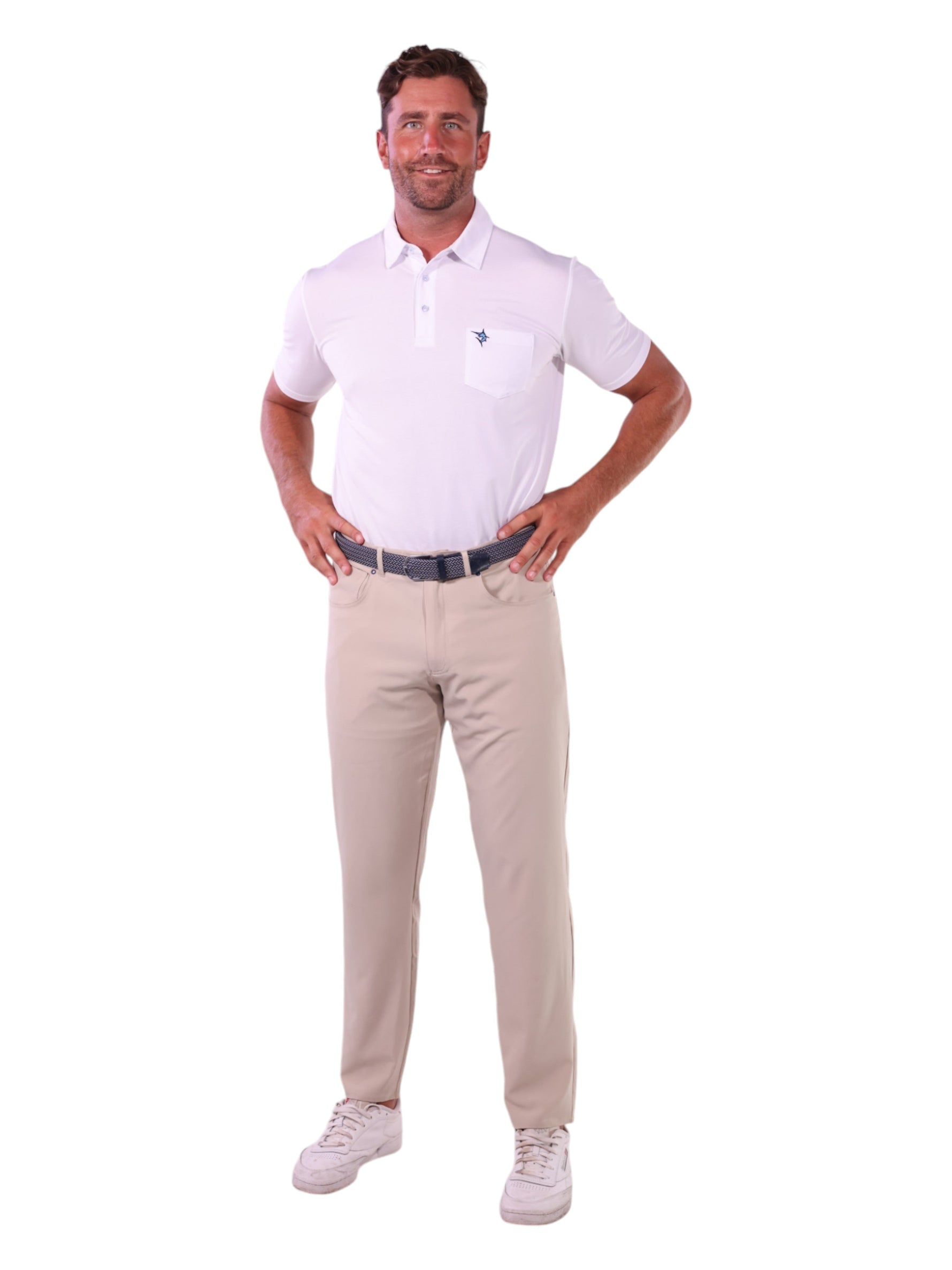 Charleston Polo | White