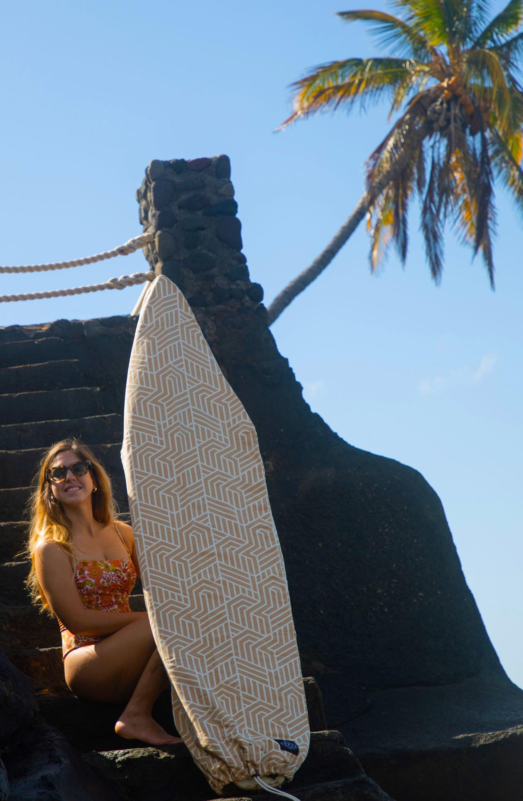 SAND TRAP 100% Recycled Surfboard Socks | Sustainable Surfboard Covers